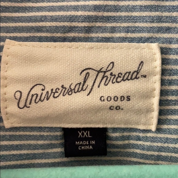 Plus Size Blue and White Striped Jacket - Picture 5 of 8